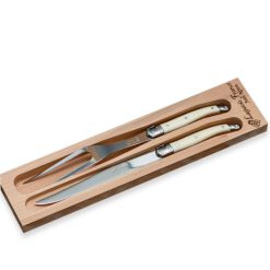 Lenox Heritage Lenox Heritage Carving Set Ivory with Wood Tray