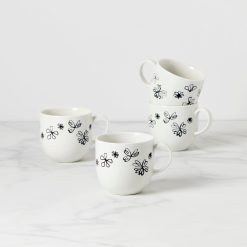 Lenox Heritage Lenox Heritage Garden Doodle Mugs, Set of 4