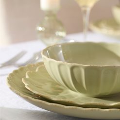 Alternative view of Lenox Heritage Lenox Heritage French Perle Scallop Matcha 18-Piece Dinnerware Set