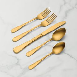 Lenox Heritage Lenox Heritage Flight Gold Satin 20-Piece Flatware Set