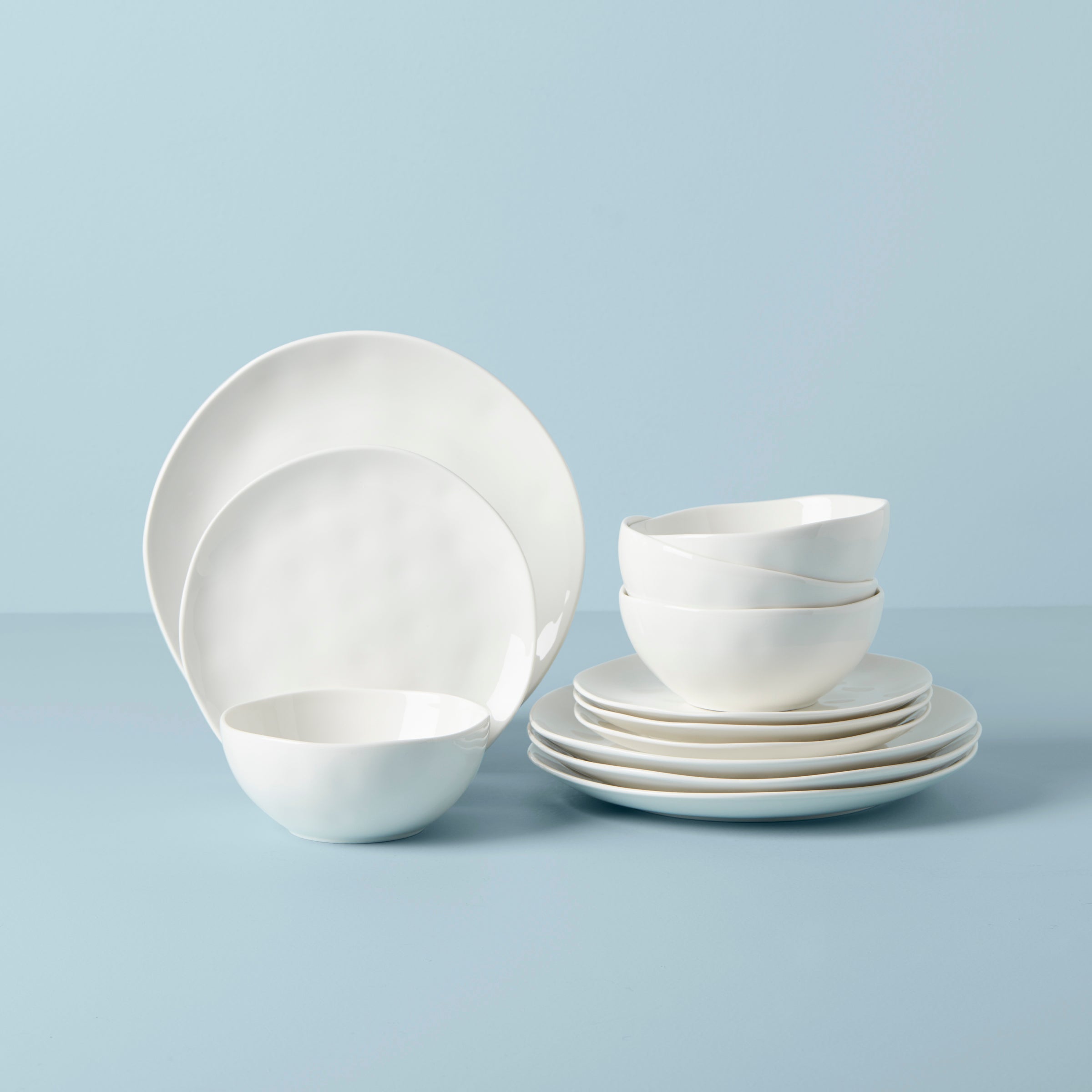 Lenox Heritage Lenox Heritage Bay Colors White 12-Piece Dinnerware Set