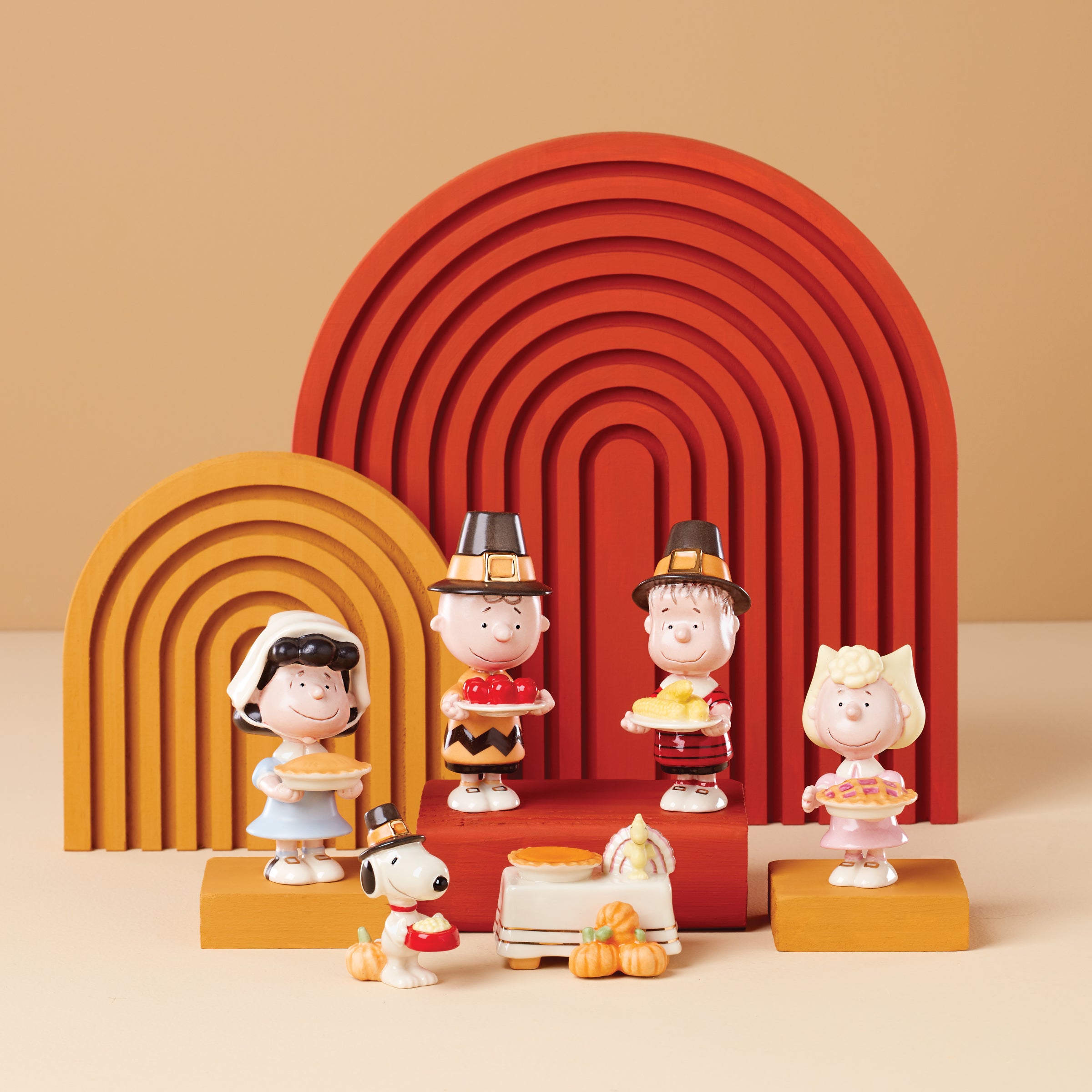 Lenox Heritage Lenox Heritage Peanuts Thanksgiving 6-Piece Figurine Set - Image 2