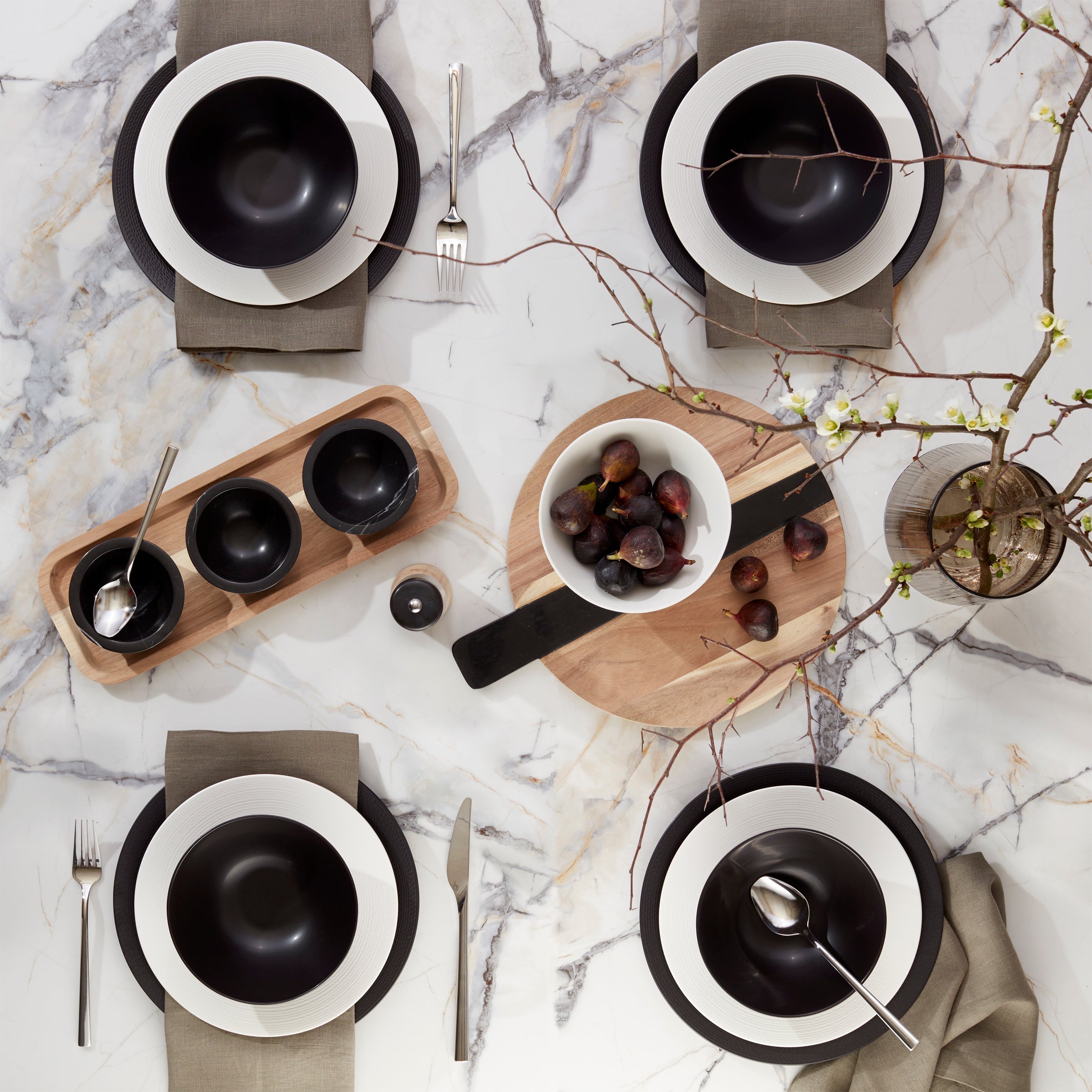 Lenox Heritage Lenox Heritage LX Collective White 12-Piece Dinnerware Set - Image 6