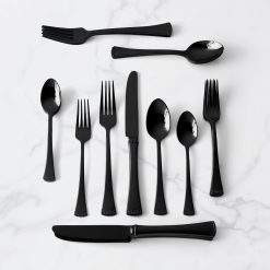 Alternative view of Lenox Heritage Lenox Heritage Portola Black Mirror 20-Piece Flatware Set