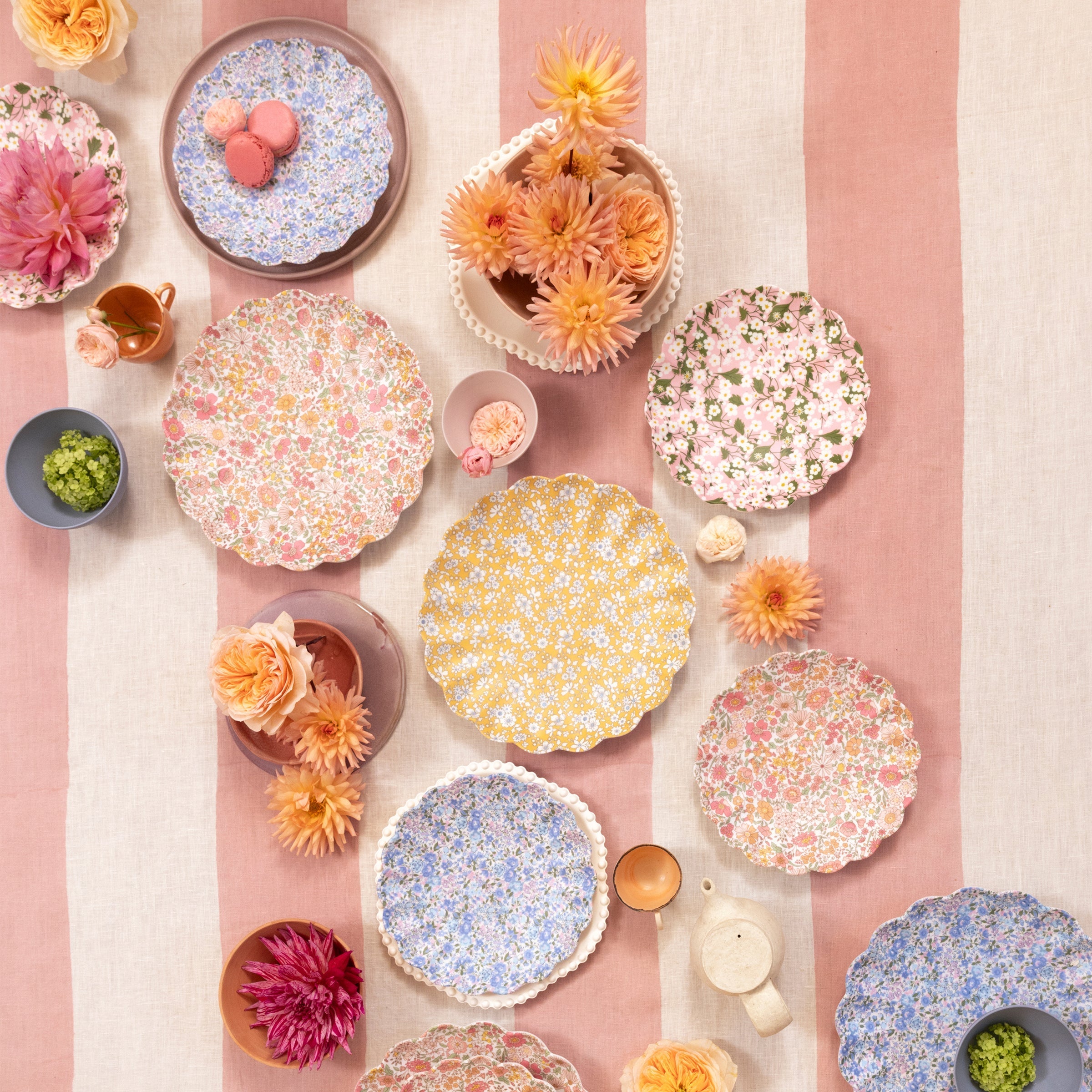 Lenox Heritage Lenox Heritage Meri Meri X Liberty Floral Melamine Small Plate, Set of 4 - Image 7