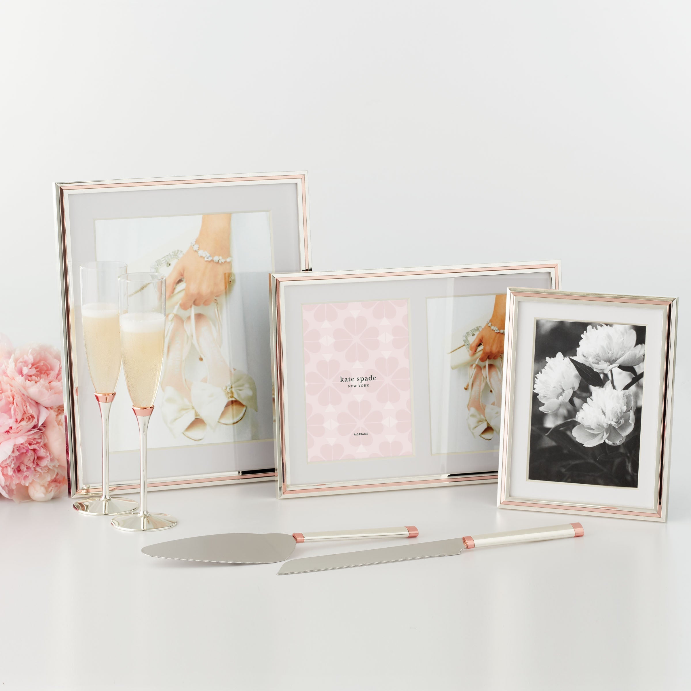 Lenox Heritage Lenox Heritage Rosy Glow Double 5x7 Photo Frame - Image 2