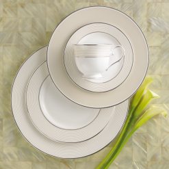 Alternative view of Lenox Heritage Lenox Heritage Opal Innocence Stripe 5-Piece Place Setting