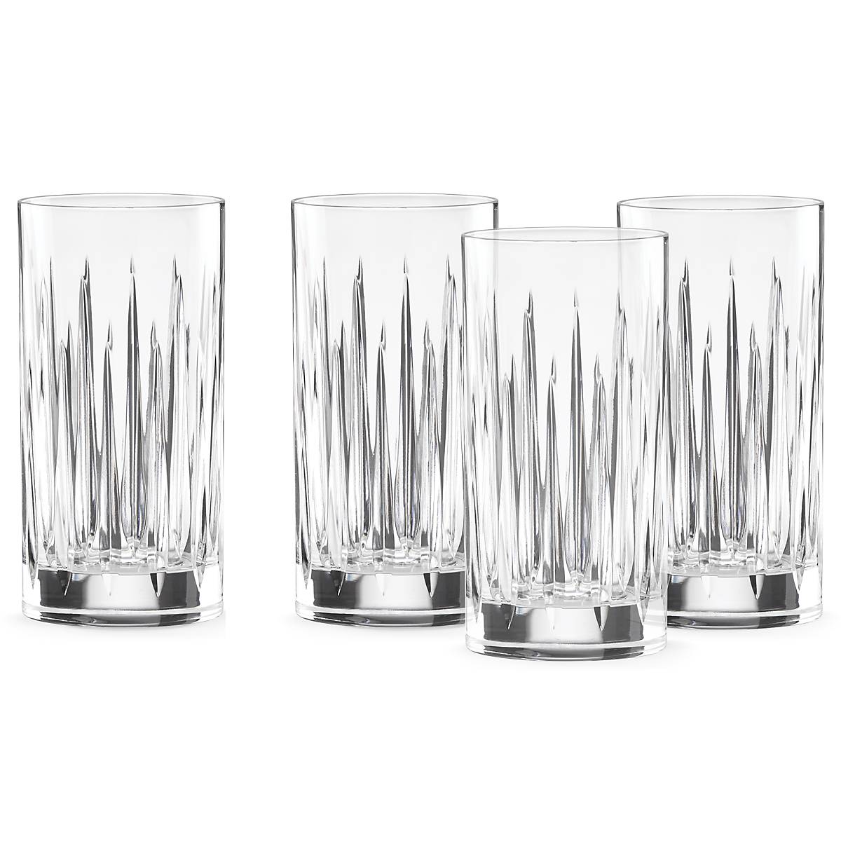 Lenox Heritage Lenox Heritage Soho Crystal Iced Beverage Glasses, Set of 4