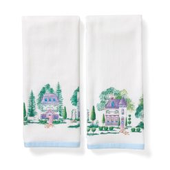 Lenox Heritage Lenox Heritage Lenox Spice Village Kitchen Towels, Set of 2