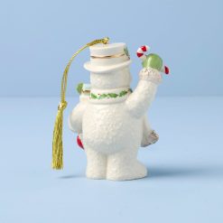Alternative view of Lenox Heritage Lenox Heritage 2025 Snowman With Stocking Ornament