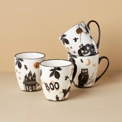 Lenox Heritage Lenox Heritage Haunted Halloween Mugs, Set of 4