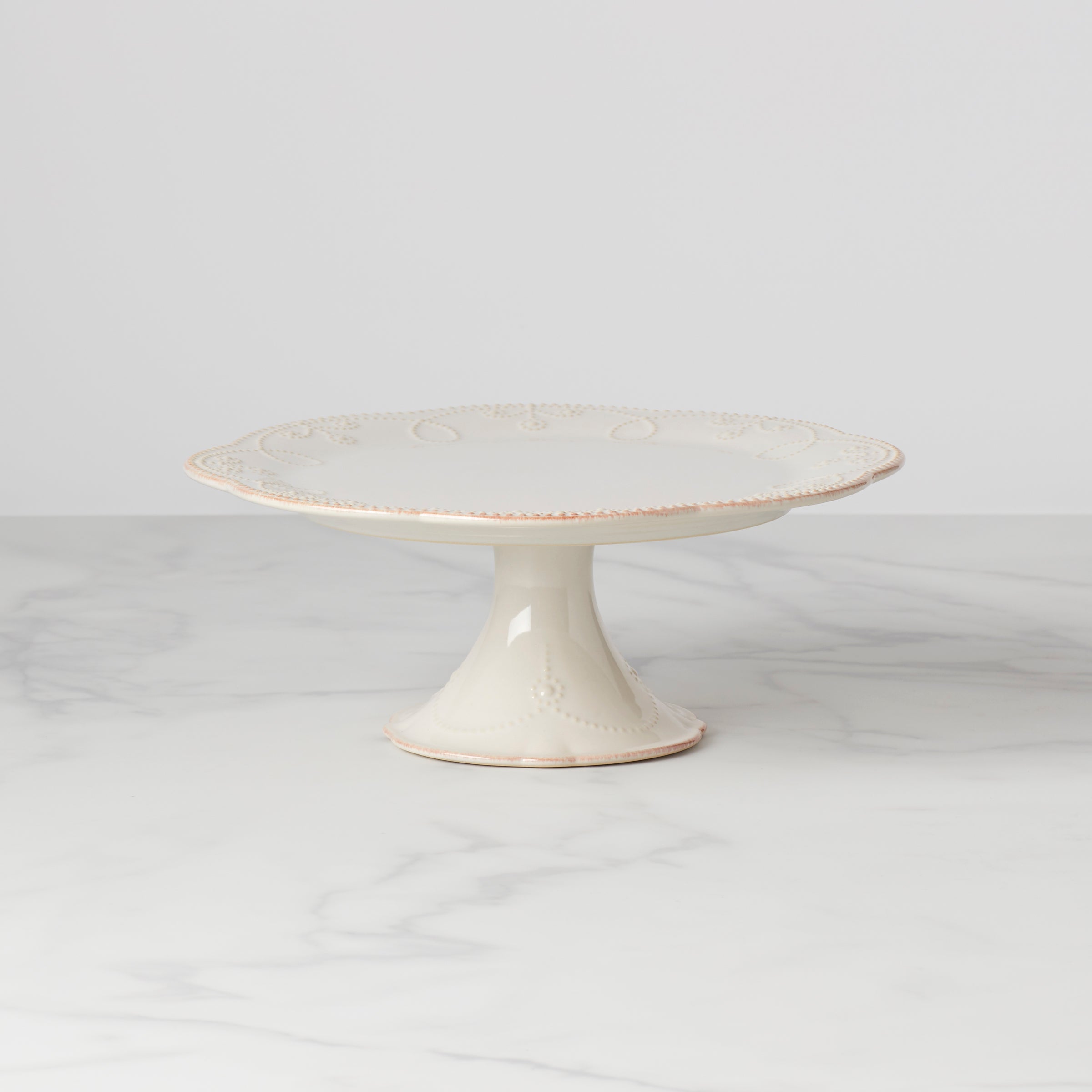Lenox Heritage Lenox Heritage French Perle White Pedestal Cake Plate