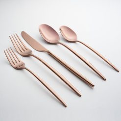 Lenox Heritage Lenox Heritage Gaze Copper Mirror 20-Piece Flatware Set