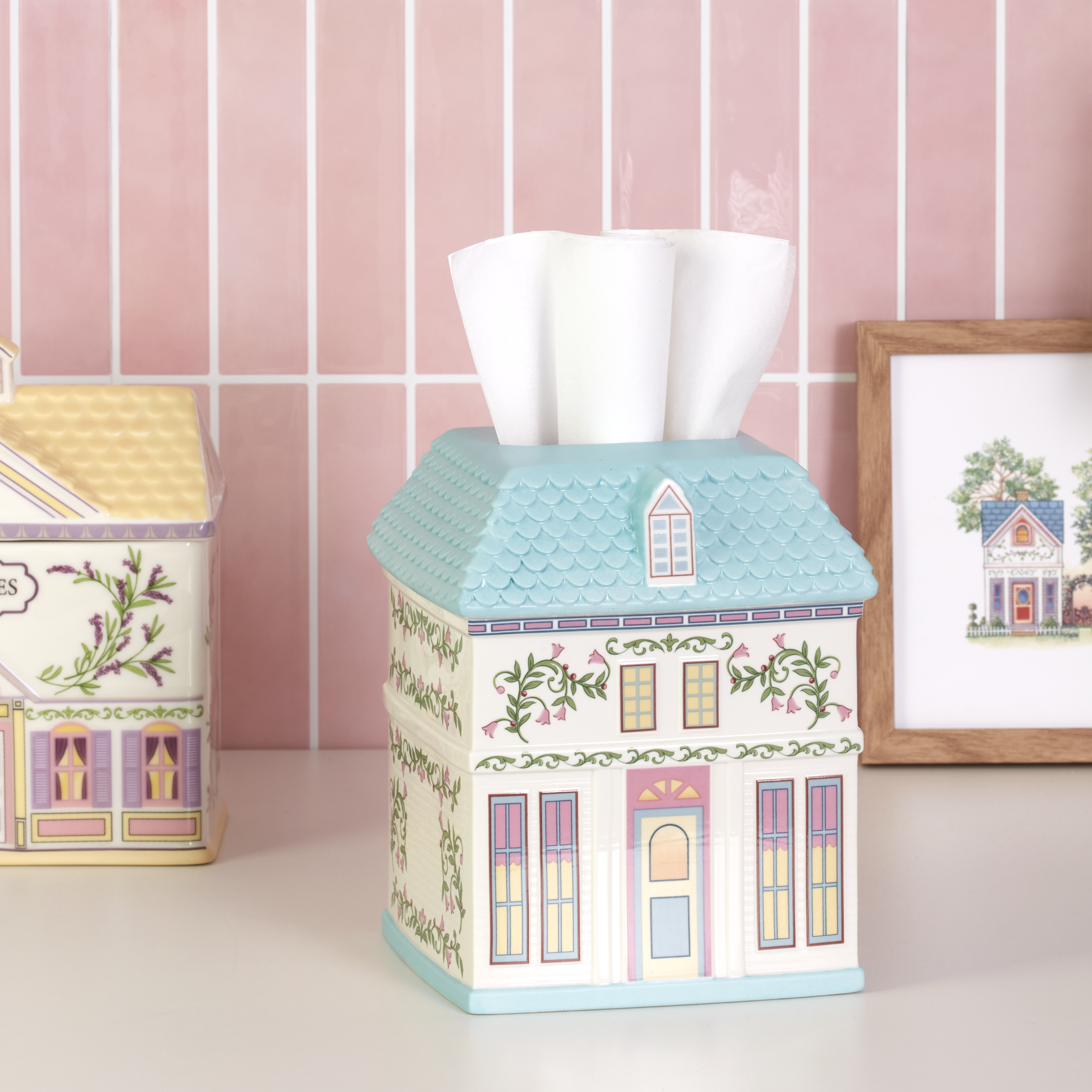 Lenox Heritage Lenox Heritage Lenox Spice Village Tissue Box Holder - Image 3
