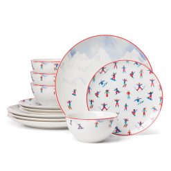Lenox Heritage Lenox Heritage Snowbound 12-Piece Dinnerware Set