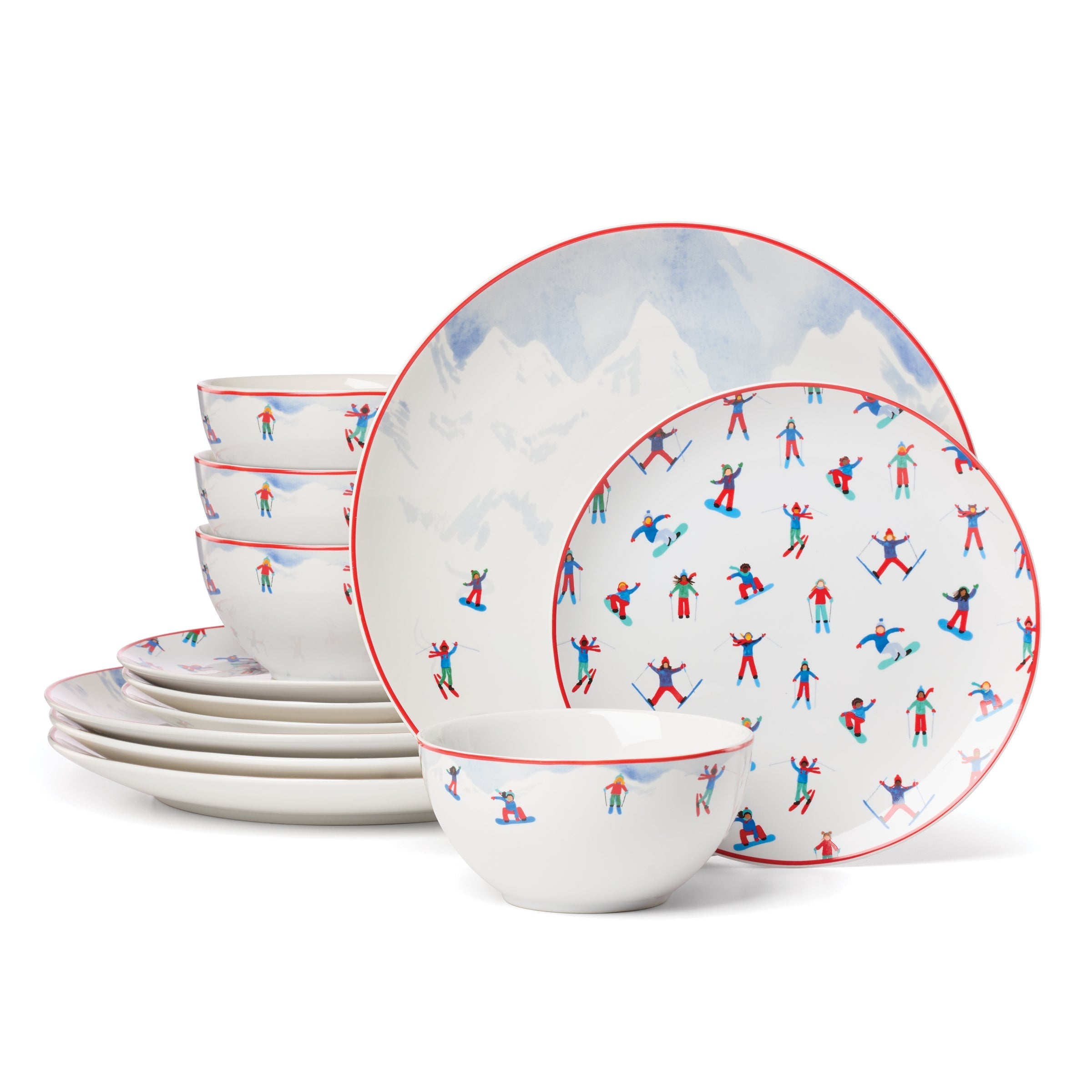 Lenox Heritage Lenox Heritage Snowbound 12-Piece Dinnerware Set