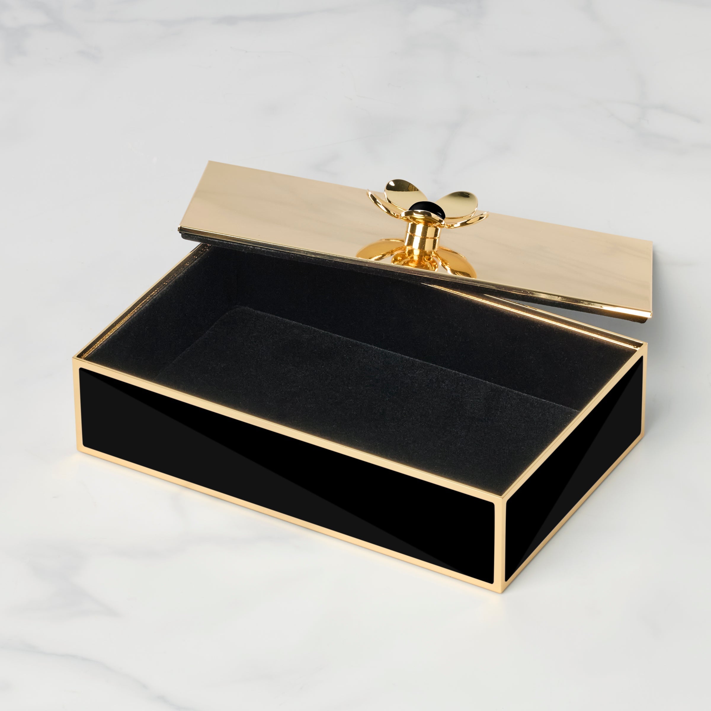 Lenox Heritage Lenox Heritage Make It Pop Black Large Floral Box - Image 2