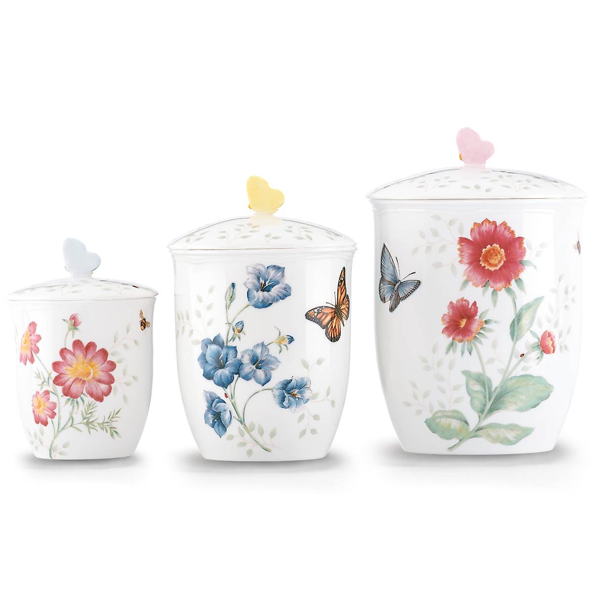 Lenox Heritage Lenox Heritage Butterfly Meadow 3-Piece Canister Set - Image 4