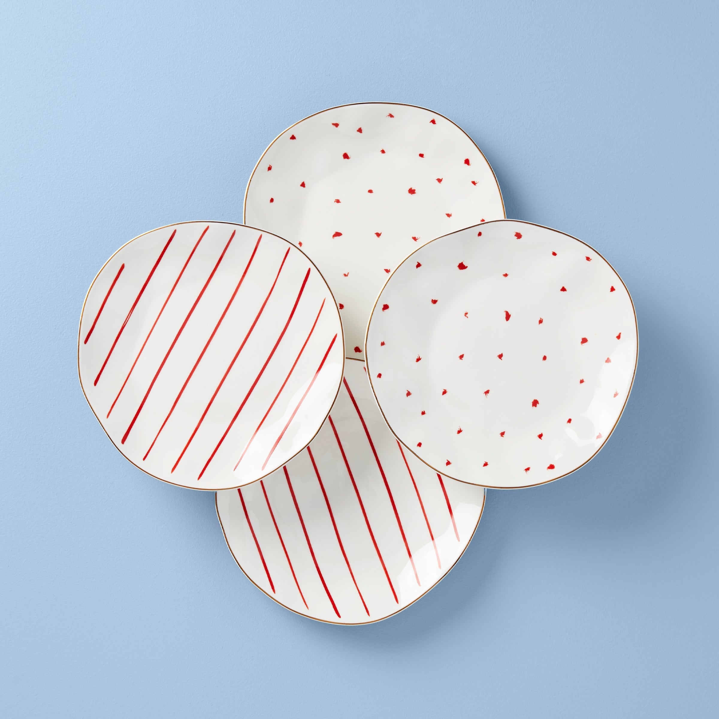 Lenox Heritage Lenox Heritage Garnet Bay 4-Piece Dessert Set