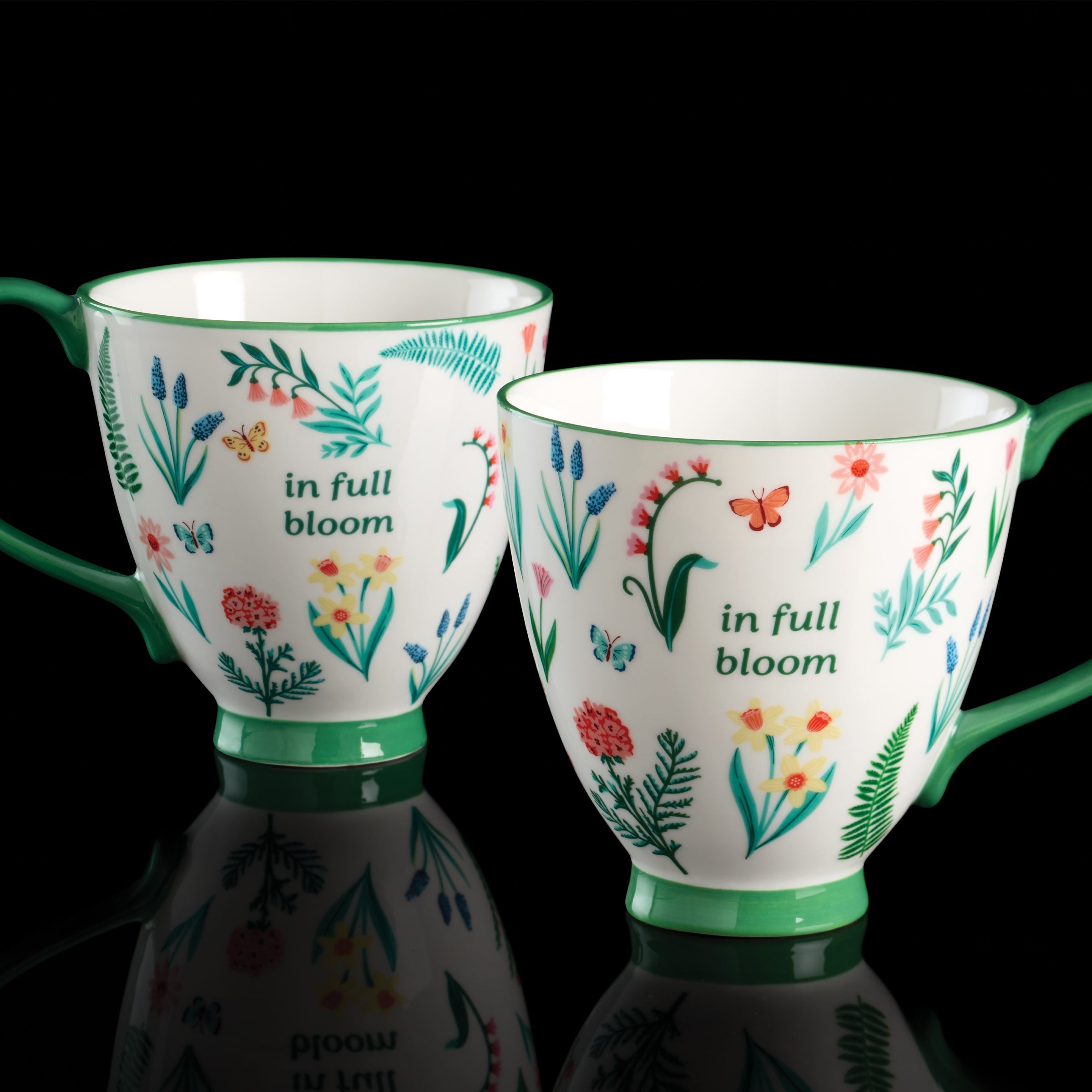 Lenox Heritage Lenox Heritage First Blooms Green Mugs, Set of 2 - Image 3
