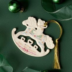 Alternative view of Lenox Heritage Lenox Heritage 2026 Baby's 1st Christmas Rocking Horse Ornament
