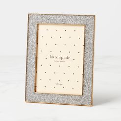 Lenox Heritage Lenox Heritage Sitting Pretty Silver Glitter 5x7 Photo Frame
