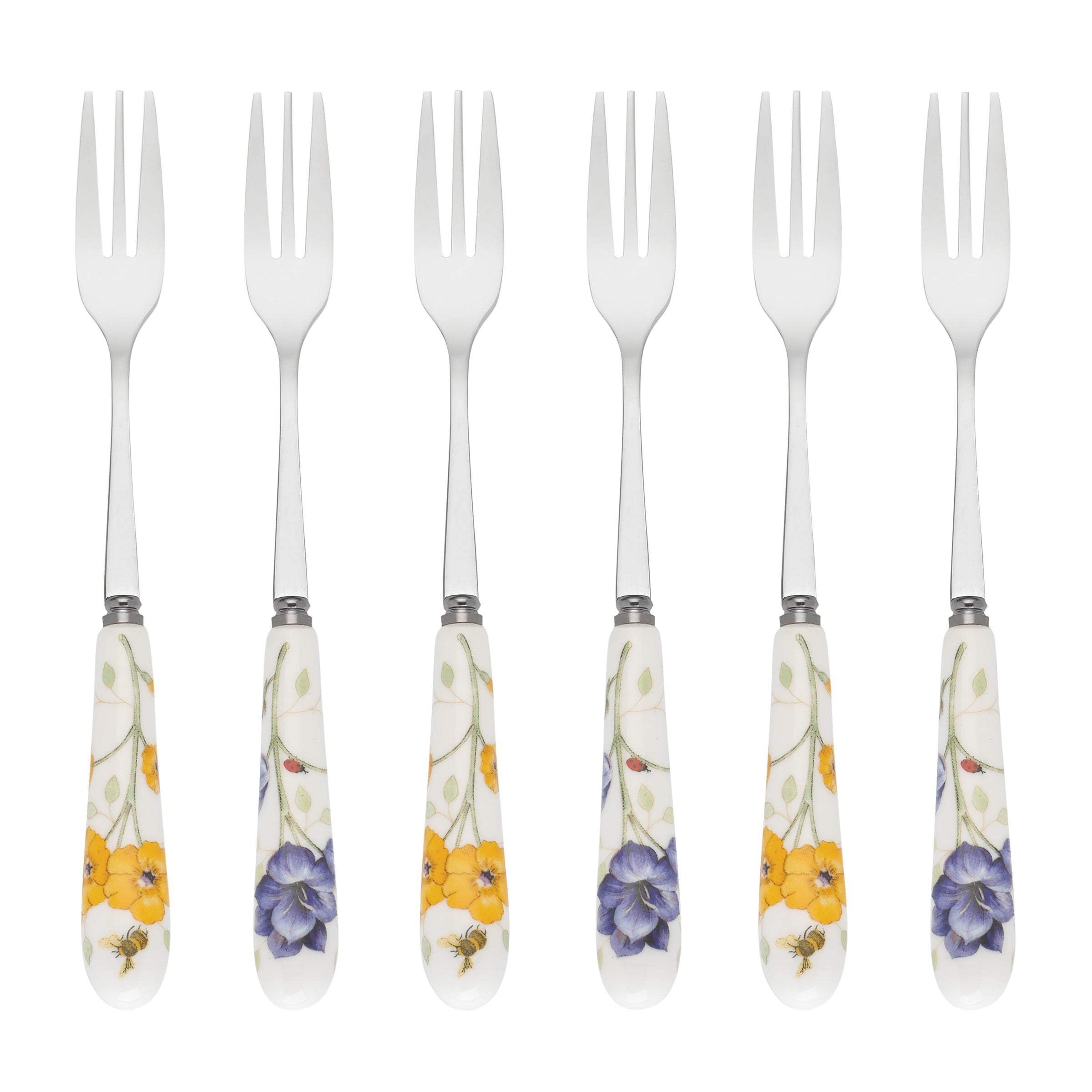 Lenox Heritage Lenox Heritage Butterfly Meadow Cocktail Forks, Set of 6 - Image 2
