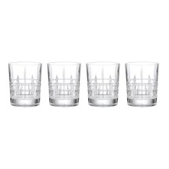 Lenox Heritage Lenox Heritage Deklan Crystal Double Old Fashion Glasses, Set of 4