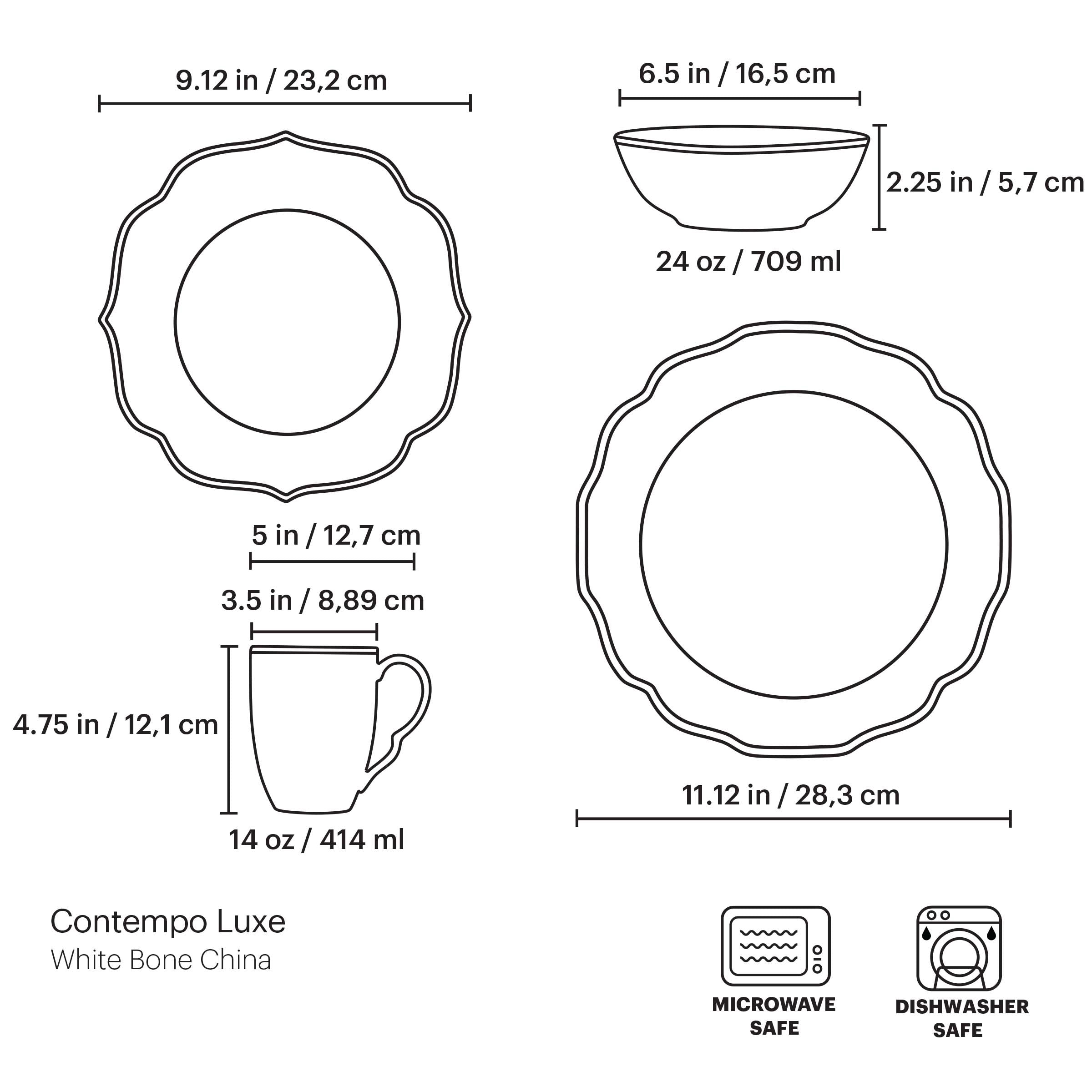 Lenox Heritage Lenox Heritage Contempo Luxe Mug - Image 3