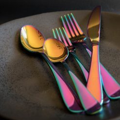 Alternative view of Lenox Heritage Lenox Heritage Rhiannon Rainbow Mirror 20-Piece Flatware Set