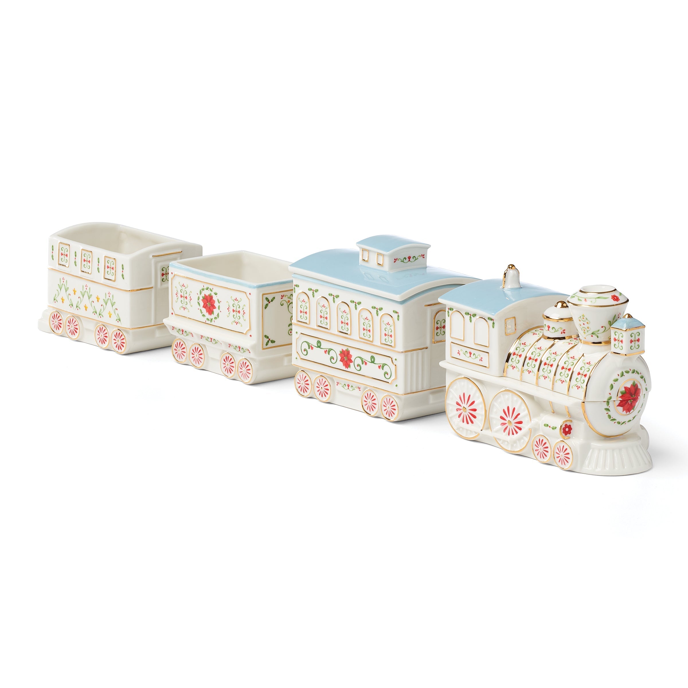 Lenox Heritage Lenox Heritage Lenox Holiday Village Christmas Train Server - Image 9