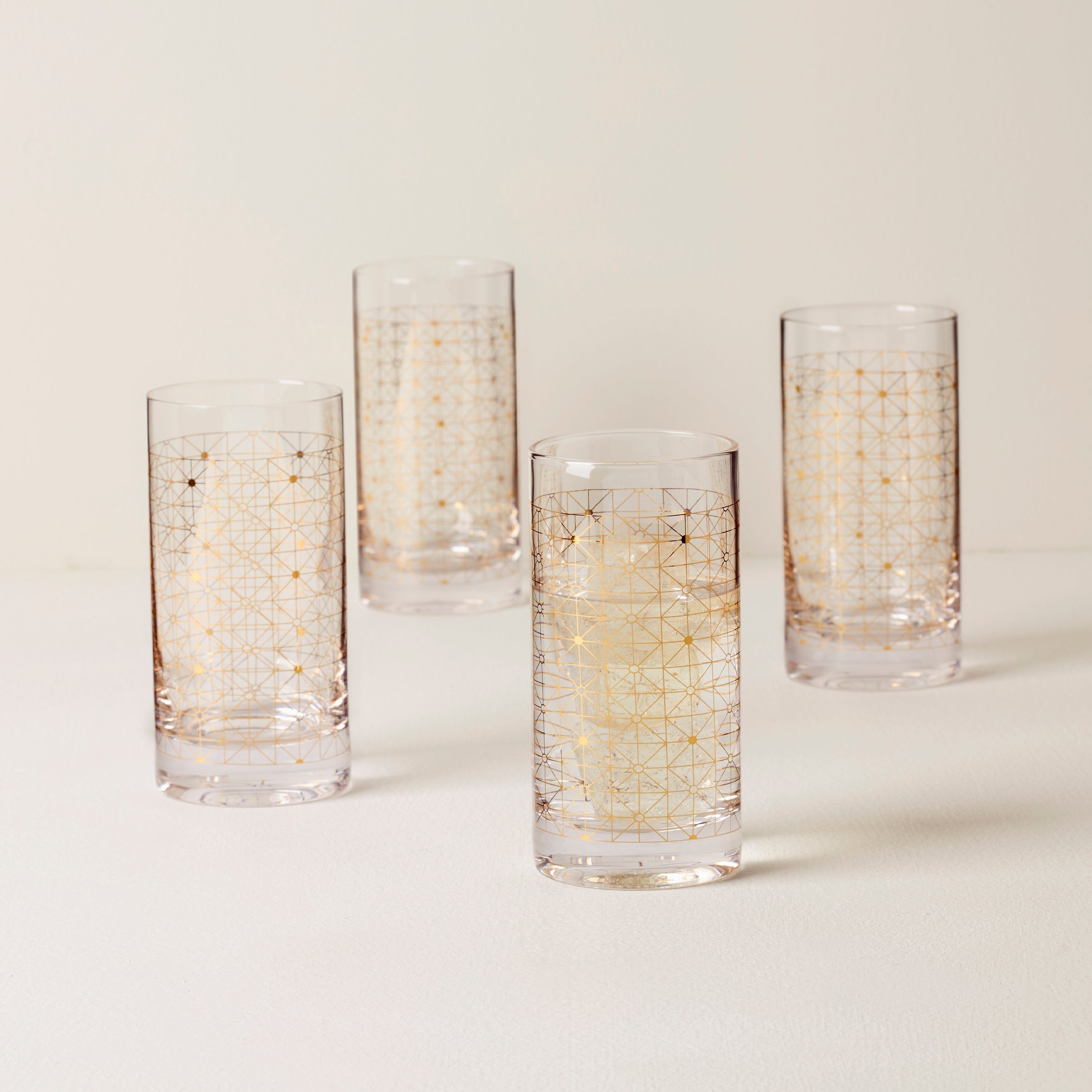 Lenox Heritage Lenox Heritage Tuscany Classics Gold Dust Highball Glasses, Set of 4 - Image 2