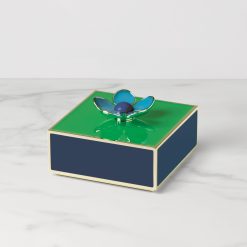 Lenox Heritage Lenox Heritage Make It Pop Green & Navy Floral Box