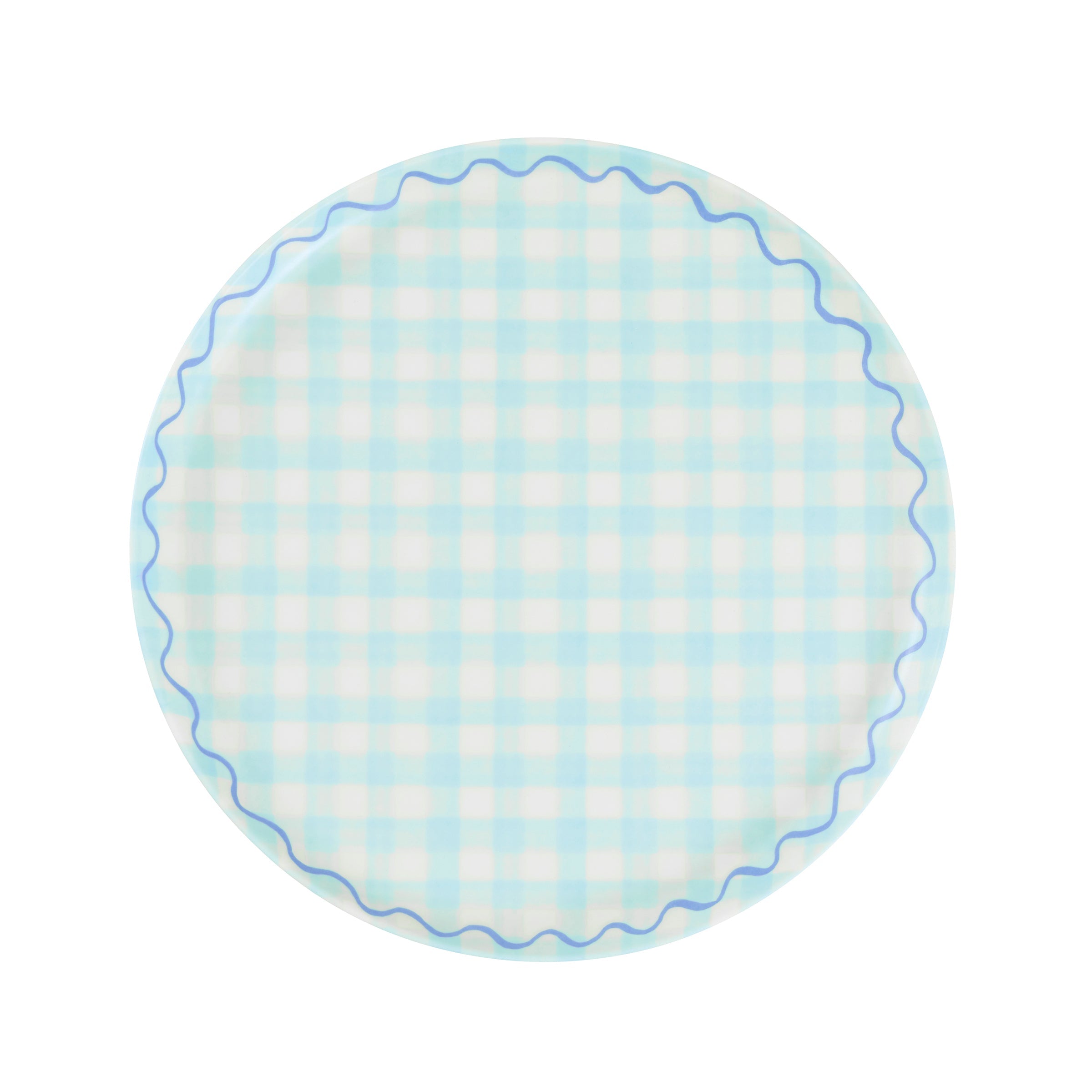 Lenox Heritage Lenox Heritage Gingham Reusable Small Plates, Set of 6 - Image 2