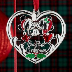 Alternative view of Lenox Heritage Lenox Heritage 2025 Our 1st Christmas Mickey & Minnie Ornament