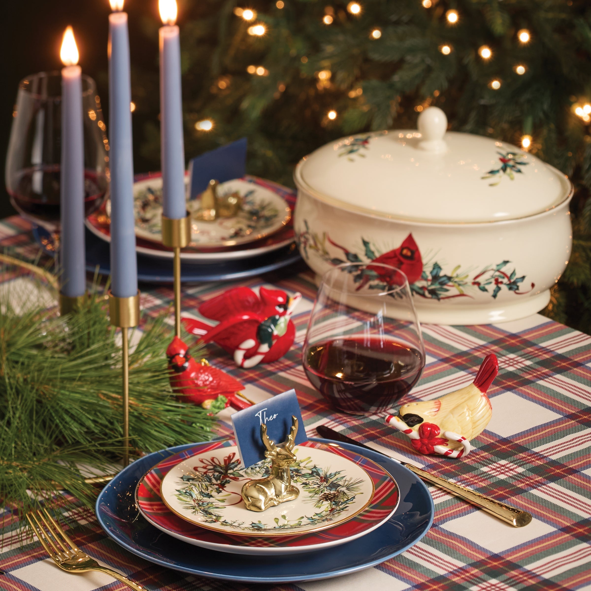 Lenox Heritage Lenox Heritage Winter Greetings Salad Plates, Set of 4 - Image 3