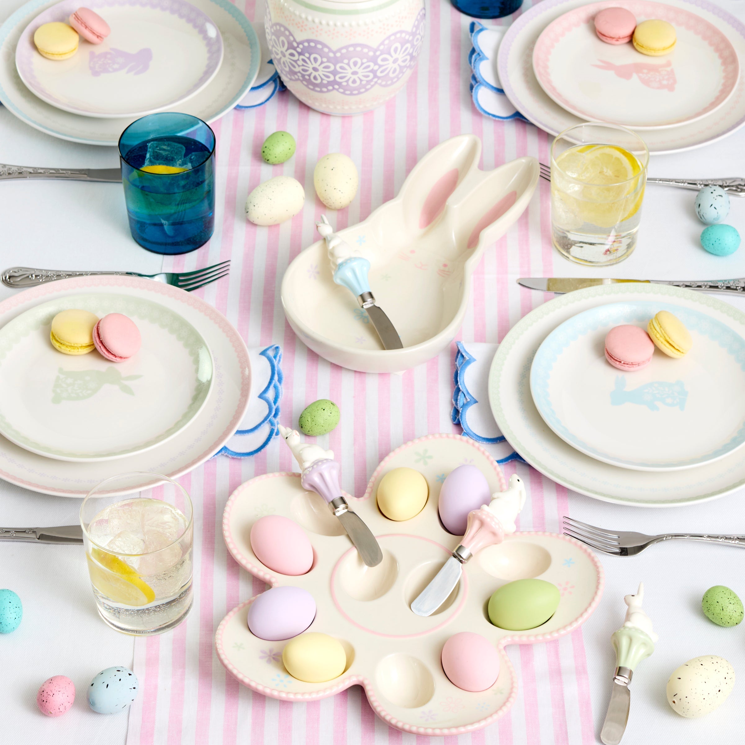 Lenox Heritage Lenox Heritage Bunny Hop Stackable Clear Tall Glasses, Set of 6 - Image 2