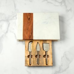 Lenox Heritage Lenox Heritage Marble & Wood Serving Board with Cheese Server Set