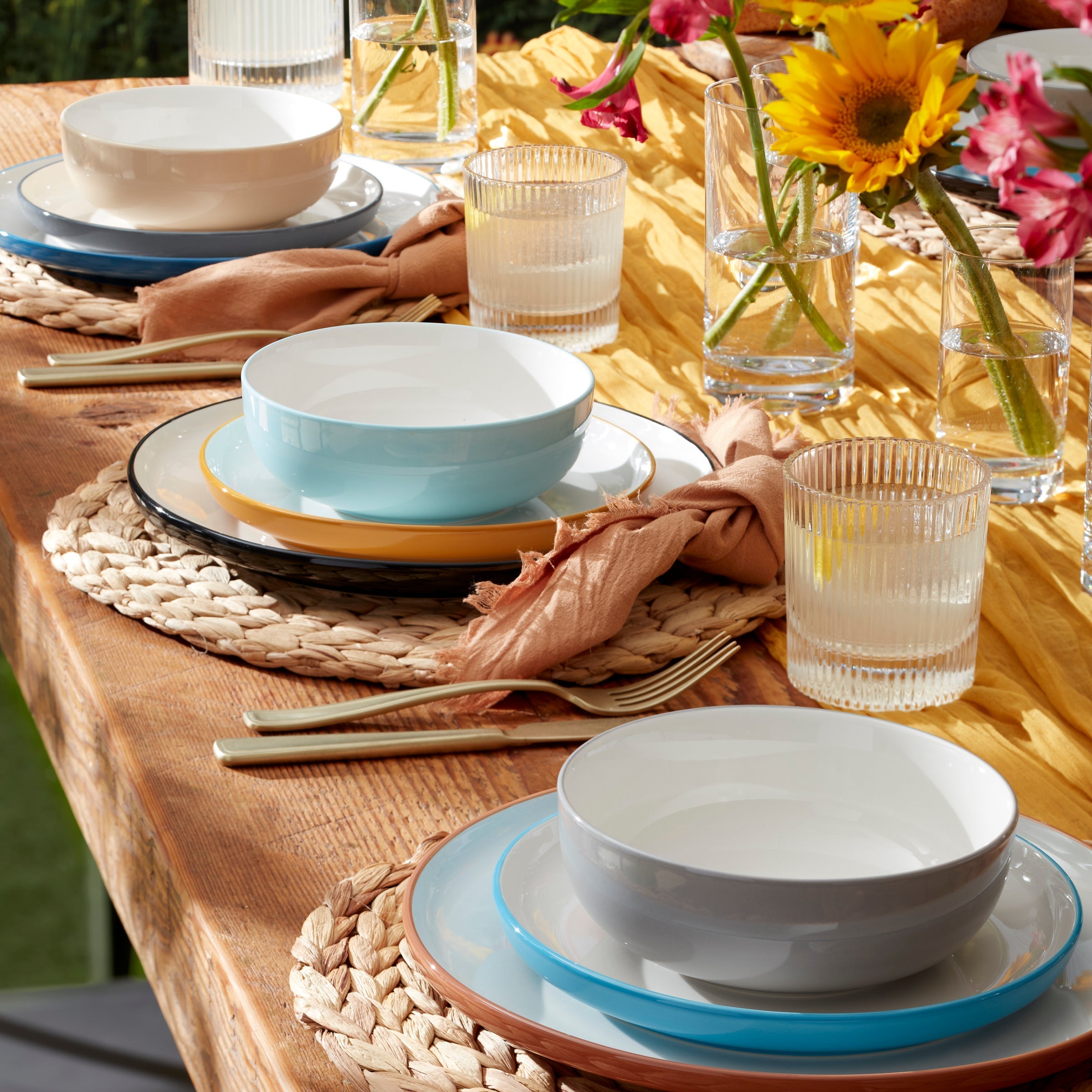 Lenox Heritage Lenox Heritage 24 Seven Colors Pumice 12-Piece Dinnerware Set - Image 7