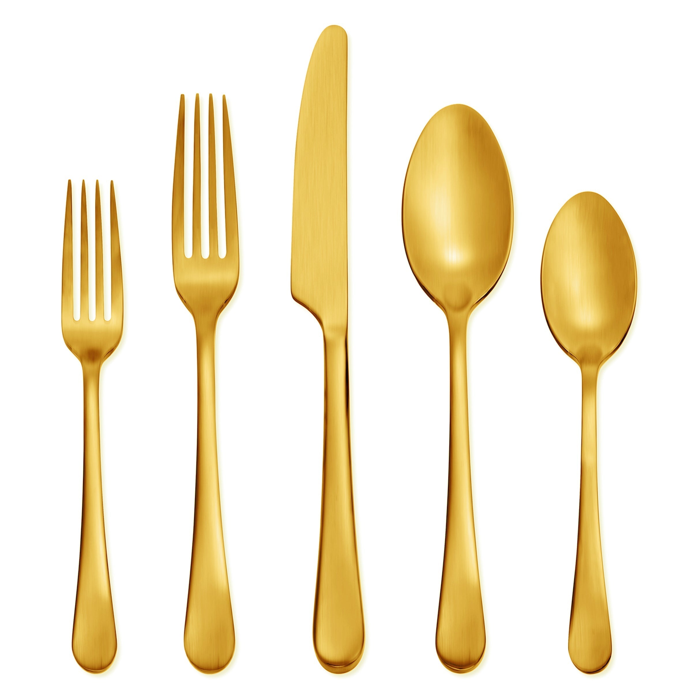 Lenox Heritage Lenox Heritage Mirabella Gold Titanium Satin 20-Piece Flatware Set