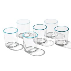 Alternative view of Lenox Heritage Lenox Heritage 24 Seven Turquoise 6-Piece Medium Tumbler Set
