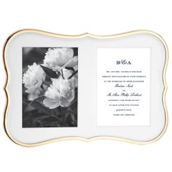 Lenox Heritage Lenox Heritage Crown Point Gold Double 5x7 Photo Frame