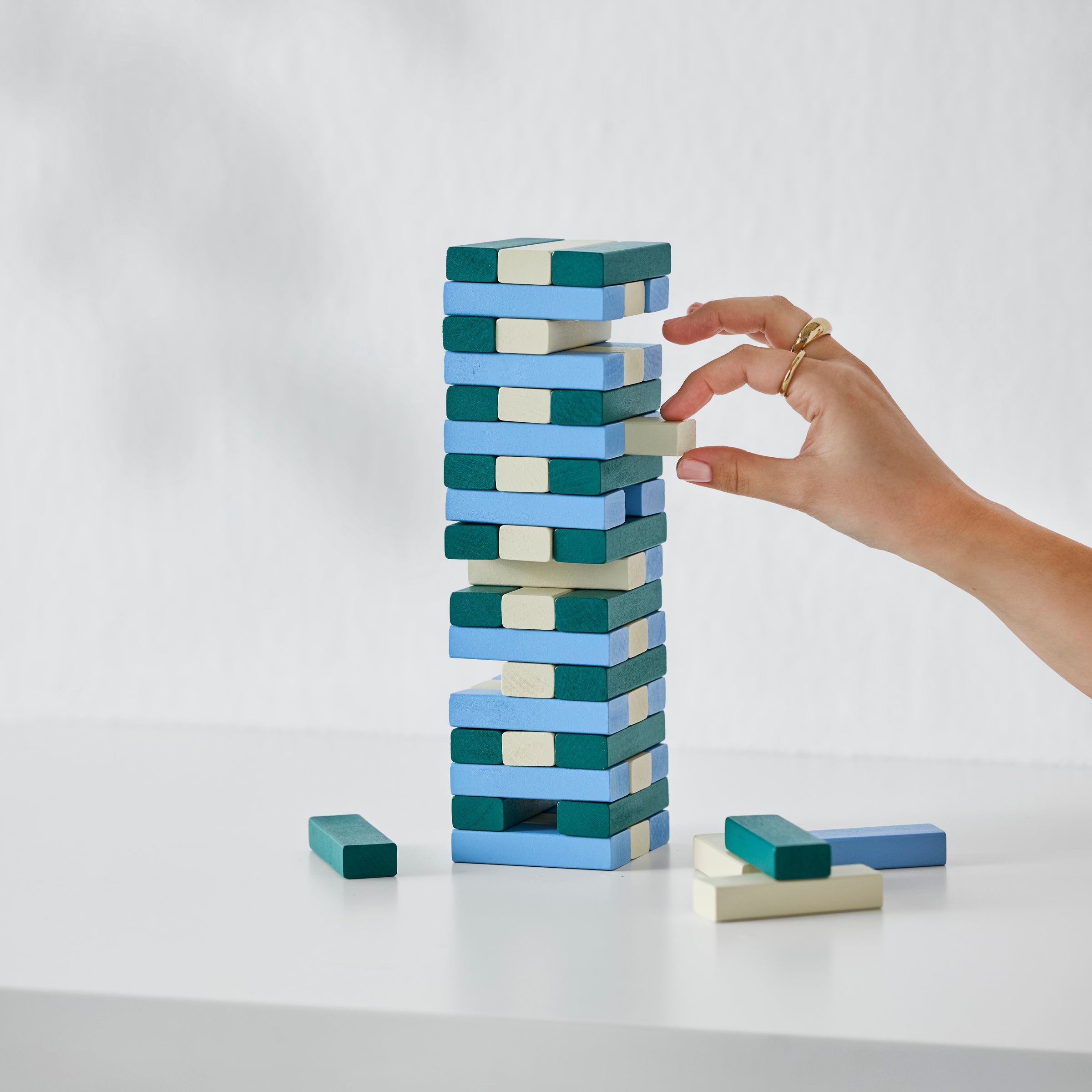 Lenox Heritage Lenox Heritage Blue Tumbling Tower Game - Image 2