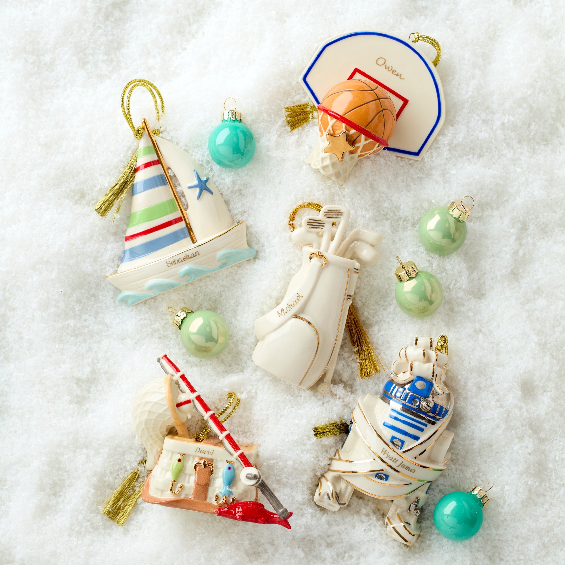 Lenox Heritage Lenox Heritage Personalized R2-D2 Ornament - Image 3