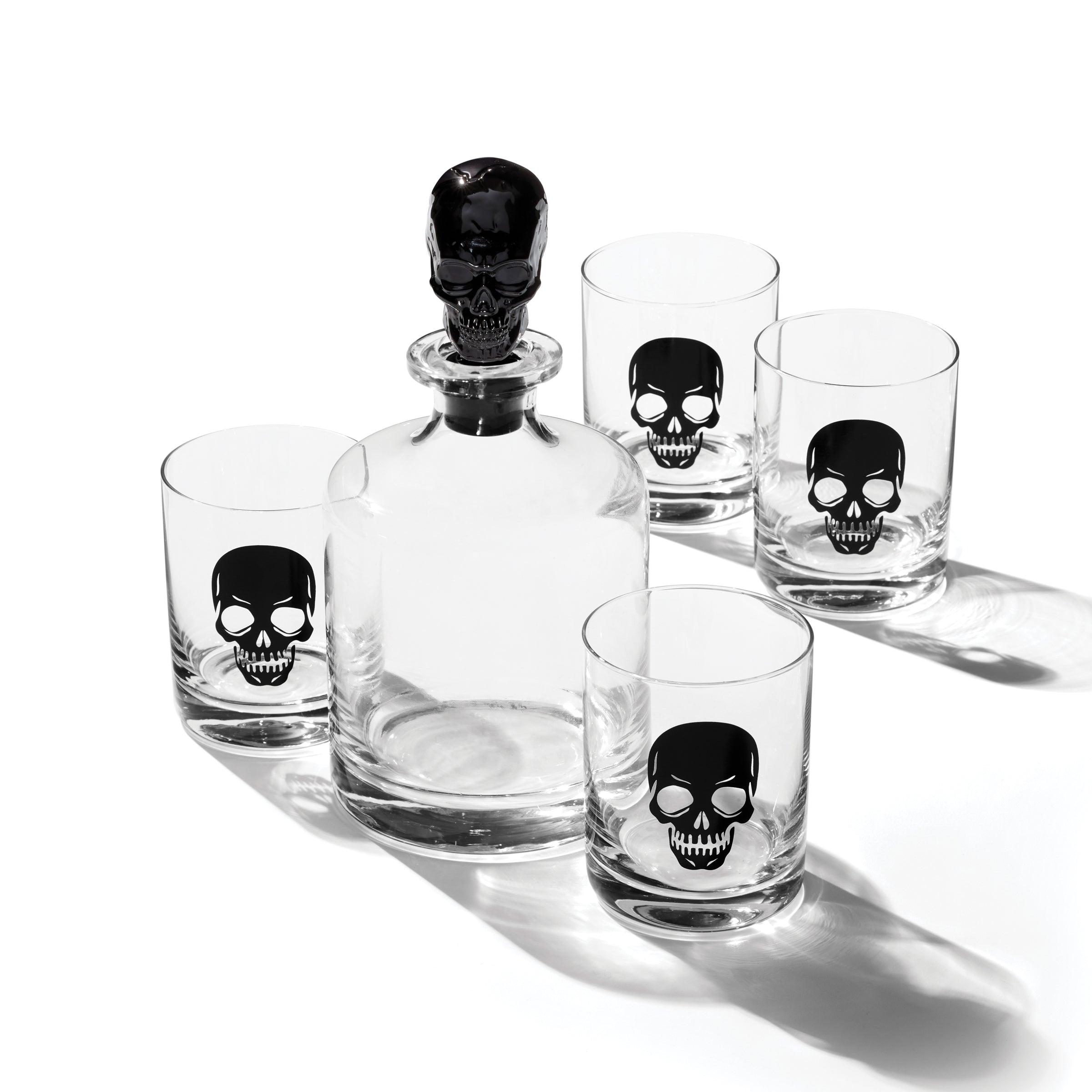Lenox Heritage Lenox Heritage Vintro Halloween Skeleton 5-Piece Whiskey Set - Image 2
