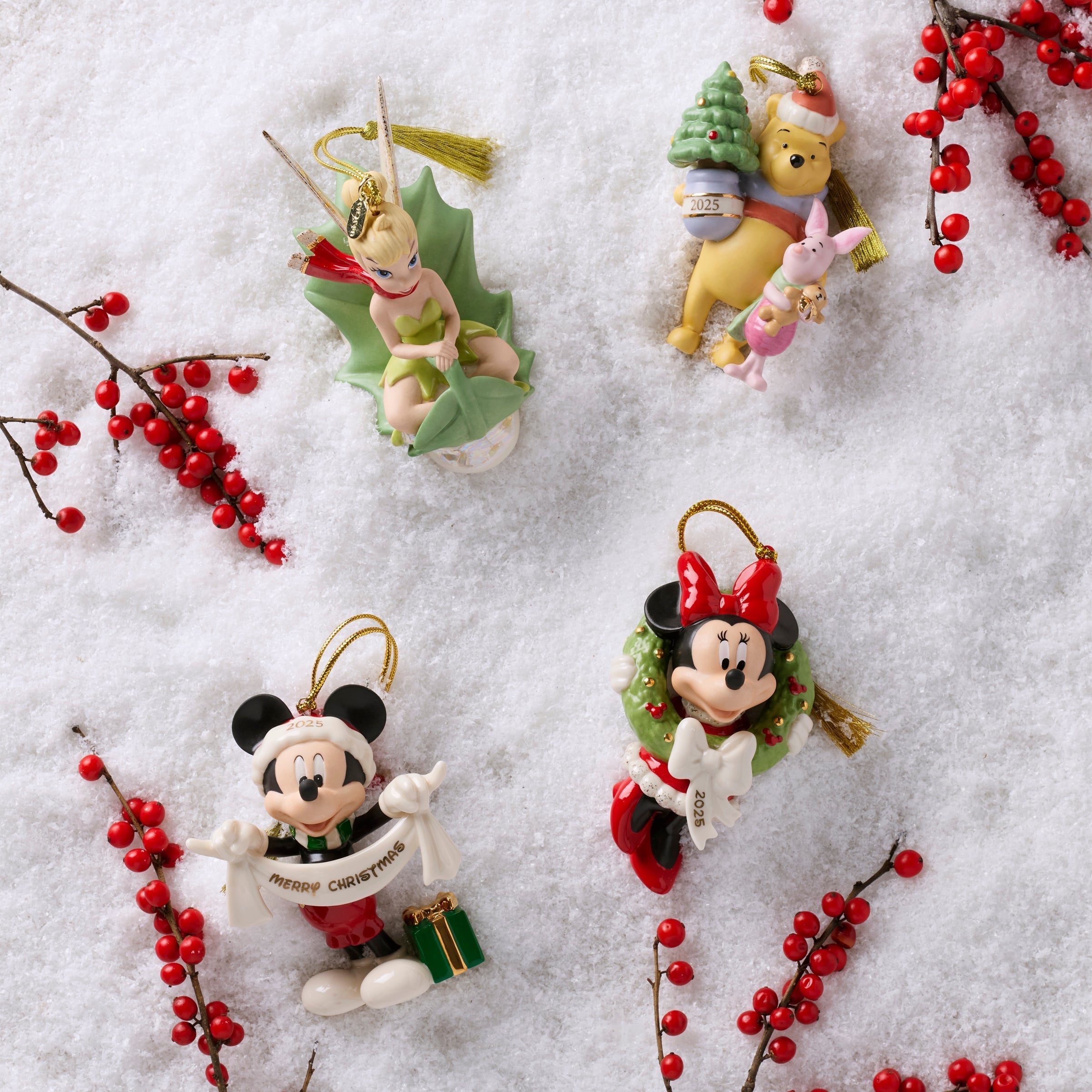 Lenox Heritage Lenox Heritage 2025 Mickey Mouse Merry Ornament - Image 4