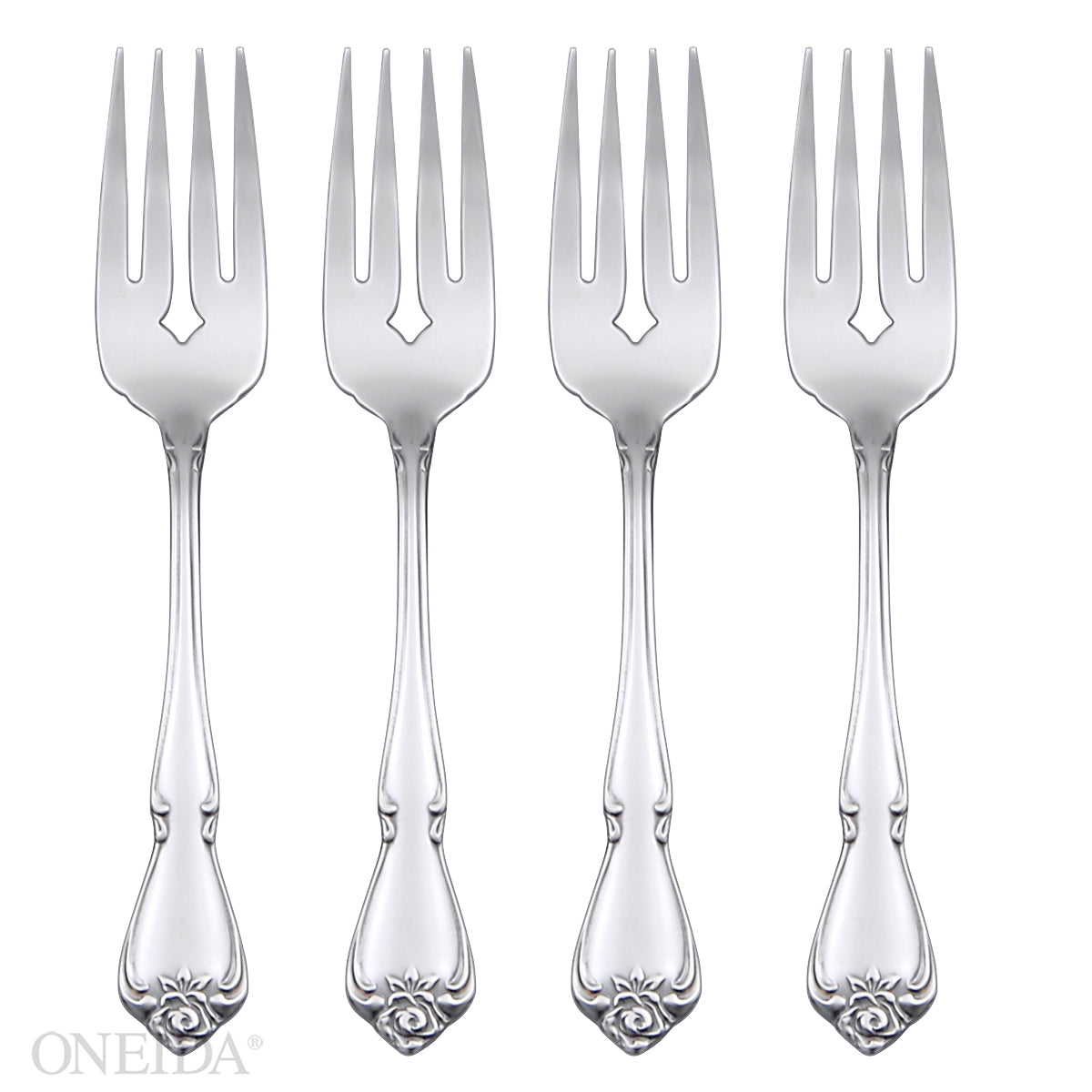 Lenox Heritage Lenox Heritage True Rose Everyday Flatware Salad Forks, Set Of 4