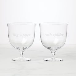 Lenox Heritage Lenox Heritage Truth Spiller & Big Sipper Short Glasses, Set of 2