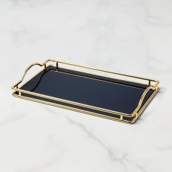Lenox Heritage Lenox Heritage Make It Pop Navy Glass Vanity Tray