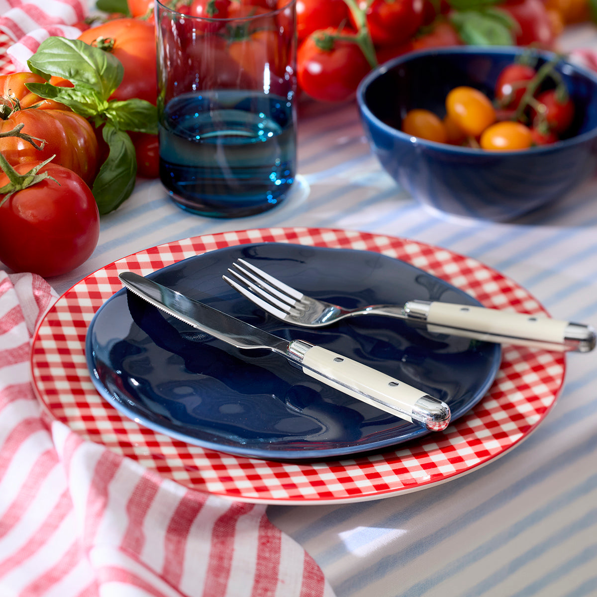 Lenox Heritage Lenox Heritage Gingham Red Dinner Plates, Set of 4 - Image 5